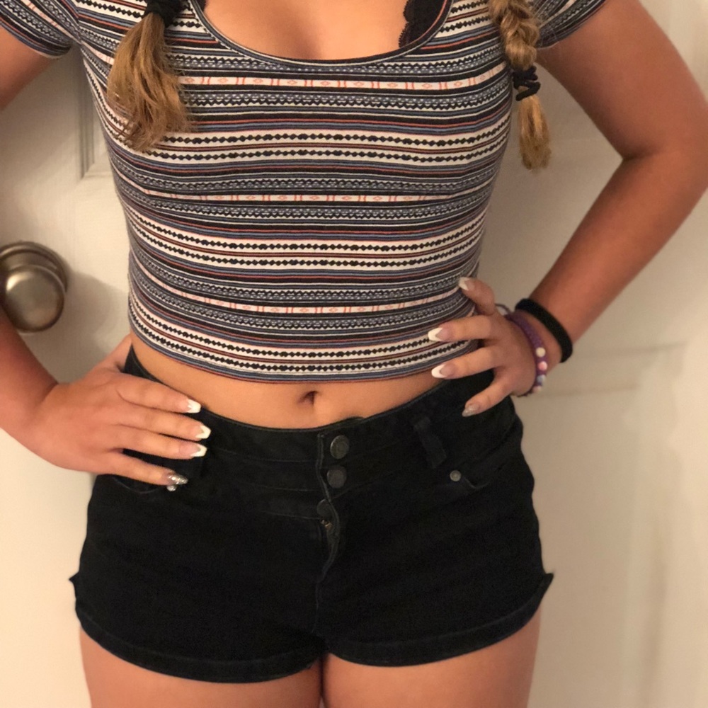 Black shorts